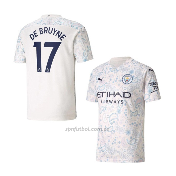 Maillot Manchester City 3ème 2020/21 De Bruyne #17 - Taille L Excellent état